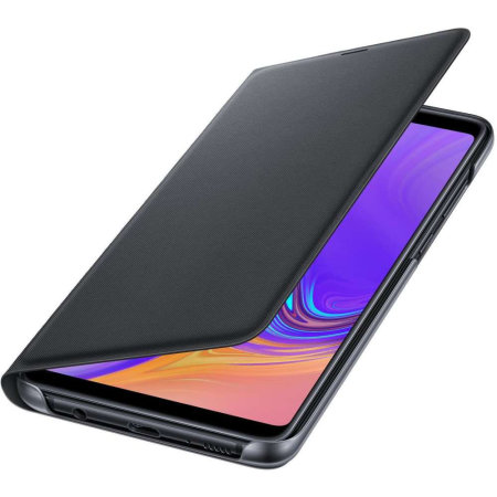 Wallet Cover officielle Samsung Galaxy A9 2018 – Noir