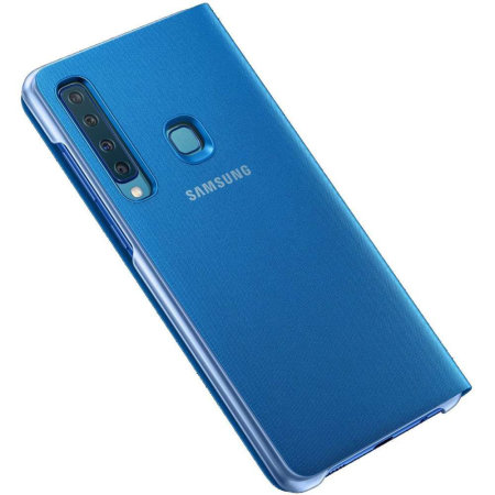 Official Samsung Galaxy A9 2018 Wallet Cover Case - Blue