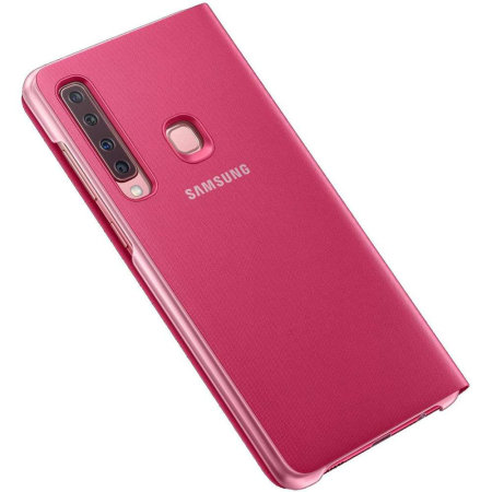 Official Samsung Galaxy A9 2018 Wallet Cover Case - Pink