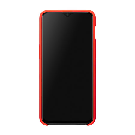 Official OnePlus 6T Silicone Protective Case - Red