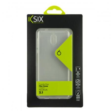 KSIX Flex Nokia 3.1 Gel Case - Clear
