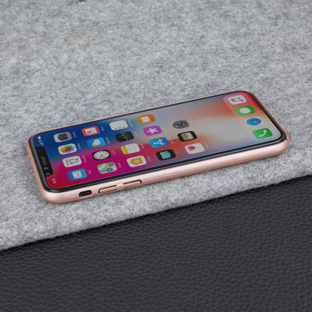 Olixar MeshTex iPhone XS Hülle - Rose Gold