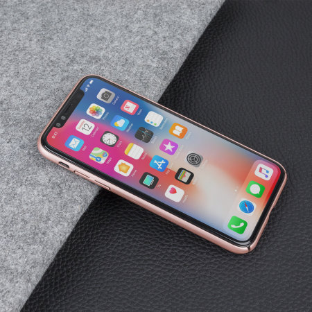 Olixar MeshTex iPhone XS Hülle - Rose Gold