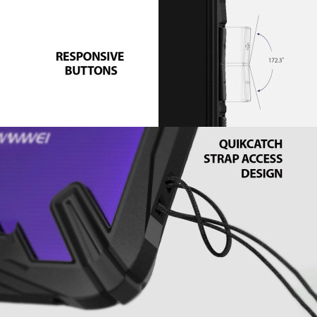 Coque Huawei Mate 20 Rearth Ringke Fusion X – Coque robuste – Noir