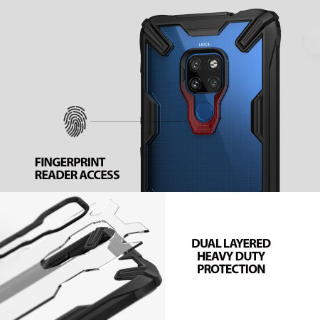 Ringke Fusion X Huawei Mate 20 Tough Case - Black
