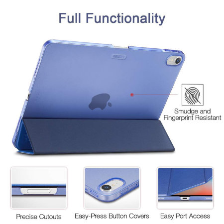 ESR iPad Pro 12.9 2018 Faltbarer Ständer Smart Hülle - Blau