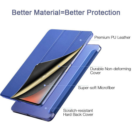ESR iPad Pro 12.9 2018 Folding Stand Smart Case - Blue