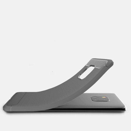 Olixar Huawei Mate 20 Pro Carbon Fibre Protective Case - Grey