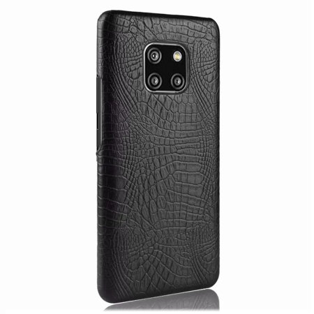 Olixar Crocodile Pattern Leather-Style Huawei Mate 20 Pro - Black
