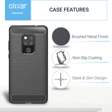 Olixar Sentinel Huawei Mate 20 X Case And Glass Screen Protector