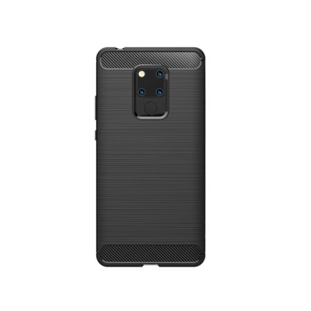 Olixar Huawei Mate 20 X Carbon-Fibre Protective Case - Black