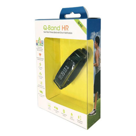 Q-Band Fitness Tracker with Heart Rate Monitor for iOS and Android
