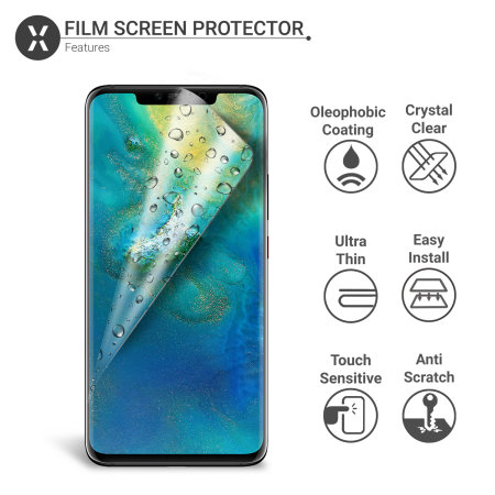 Olixar Huawei Mate 20 Pro Wet Application Film Screen Protector 2-in-1