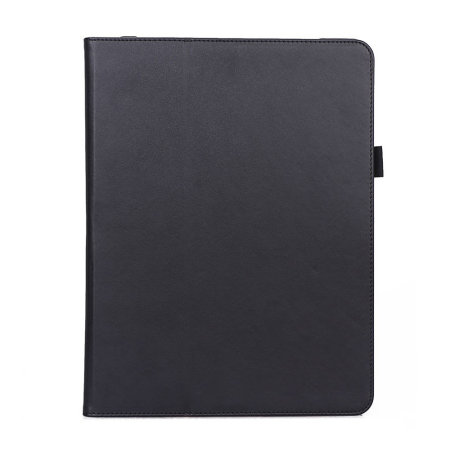 Housse iPad Pro 12.9 2018 Olixar simili cuir avec support – Noir