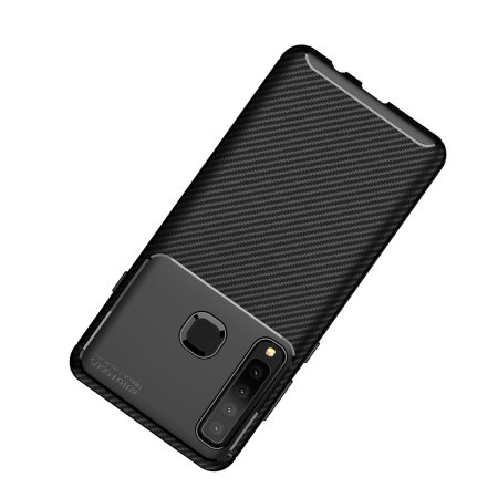 Olixar Samsung Galaxy A9 2018 Carbon Fibre Case - Black