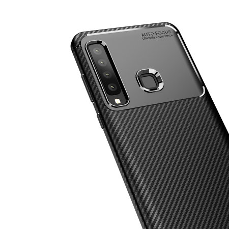 Olixar Samsung Galaxy A9 2018 Carbon Fibre Case - Black