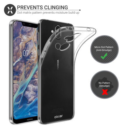 Olixar Ultra-Thin Nokia 8.1 Case - 100% Clear