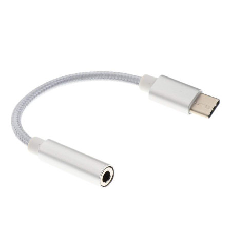 Adaptateur USB-C vers 3.5mm AUX – Adaptateur 3.5mm – Argent