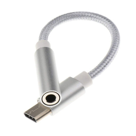 USB-C Auf 3.5mm Aux Adapter - Silber