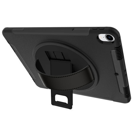 Olixar iPad Pro 12.9 2018 Rugged Case With Stand & Hand Strap - Black