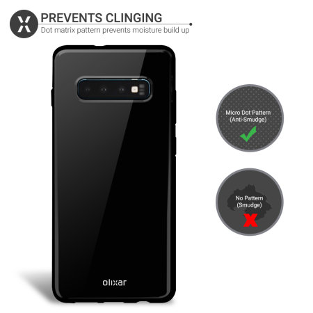 Coque Samsung Galaxy S10 Olixar FlexiShield – Coque en gel – Noir