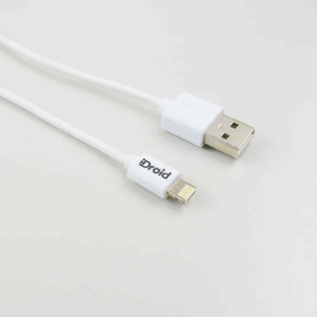 iDroid Universal Micro USB And Lightning Cable - White