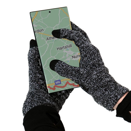 Olixar Touch Screen Smart Gloves - Dark Grey