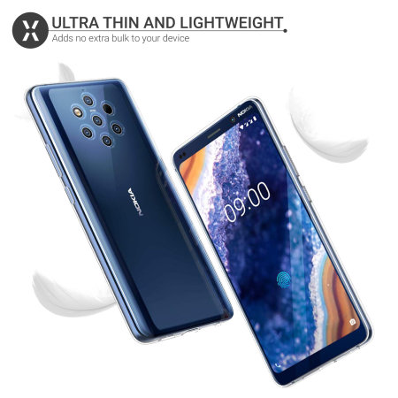Coque Nokia 9 Olixar Ultra-mince – Coque en gel – 100% Transparent