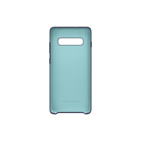 Coque Officielle Samsung Galaxy S10 Plus Silicone Cover – Bleu marine