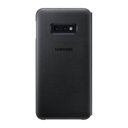 Offizielle Samsung Galaxy S10e LED Klappgeldbörse Hülle - Schwarz