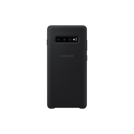 Official Samsung Galaxy S10 Plus Silicone Cover Case - Black