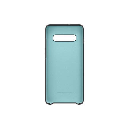 Offizielle Samsung Galaxy S10 Plus Silikonhülle Tasche - Schwarz