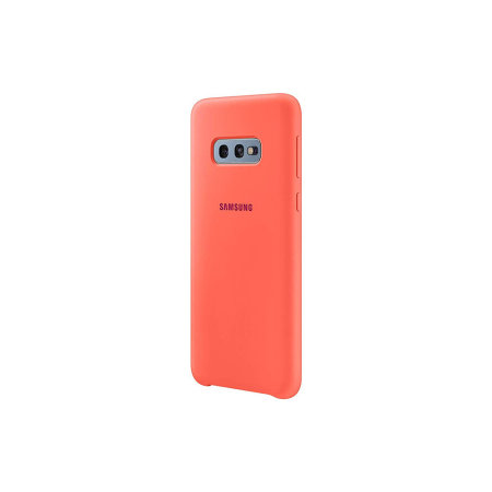 kwmobile Carcasa Compatible con Samsung Galaxy S10e Cover Trasero en Rojo lacre Funda de Silicona para móvil 