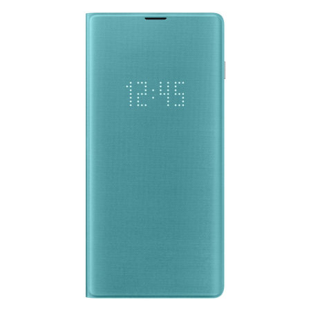 Official Samsung Galaxy S10 Plus LED View Cover Case - Green