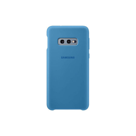 Offizielle Samsung Galaxy S10e Silikonhülle Tasche - Blau
