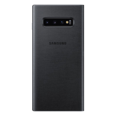 Official Samsung Galaxy S10 Plus LED View Cover Case - Schwarz