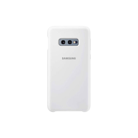 Official Samsung Galaxy S10e Silicone Cover Case - White