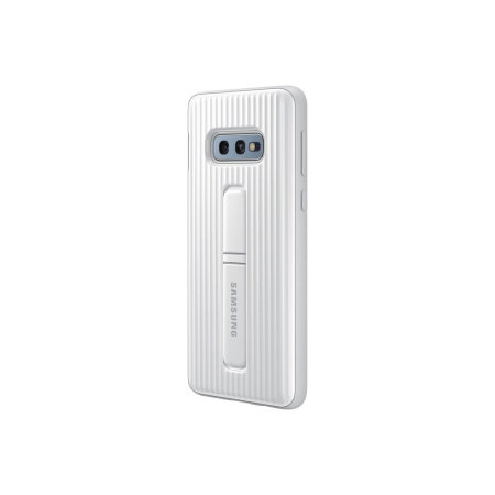 Coque officielle Samsung Galaxy S10e Protective Stand Cover – Blanc