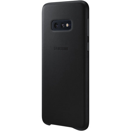 Coque officielle Samsung Galaxy S10e Genuine Leather Cover – Noir