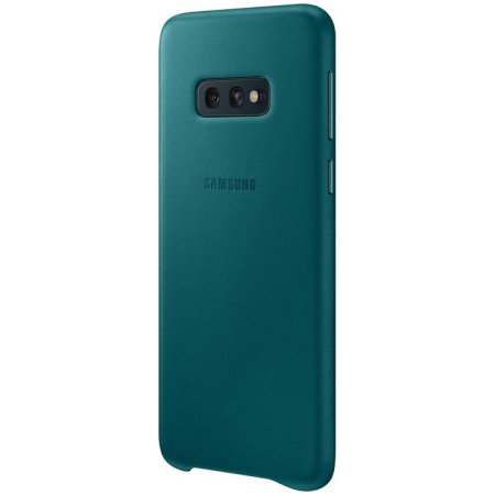 Coque officielle Samsung Galaxy S10e Genuine Leather Cover – Vert