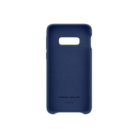 Coque officielle Samsung Galaxy S10e Genuine Leather Cover – Bleu