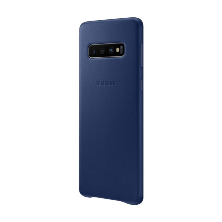 Official Samsung Galaxy S10 Edge Leder Geldbörse Hülle - Navy