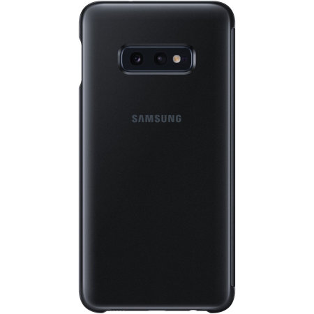 Officieel Samsung Galaxy S10e Clear View Cover Case - Zwart