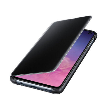 Officieel Samsung Galaxy S10e Clear View Cover Case - Zwart