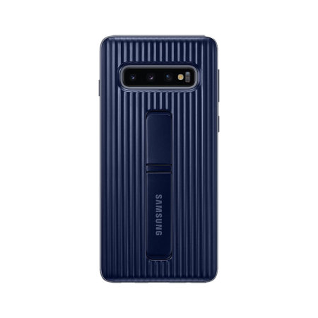 Coque officielle Samsung Galaxy S10 Protective Stand Cover – Bleu nuit