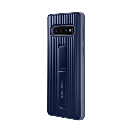 Official Samsung Galaxy S10 Protective Stand Cover Case - Dark Blue