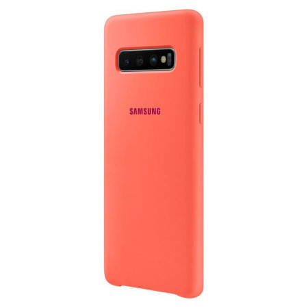 Coque Officielle Samsung Galaxy S10 Silicone Cover – Rose