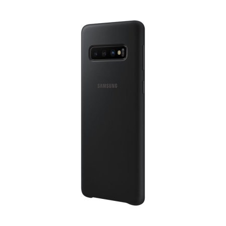 Official Samsung Galaxy S10 Silikonhülle Tasche - Schwarz