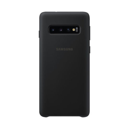 Official Samsung Galaxy S10 Silicone Cover Case - Black