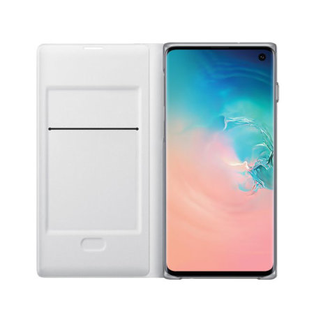 Official Samsung Galaxy S10 LED View Cover Case - White